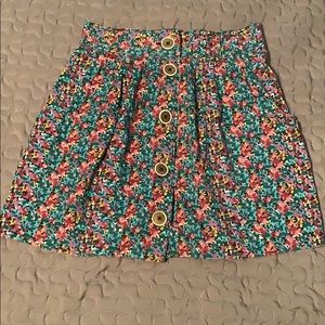 🔥Cute multi-colored buttoned skirt by Cooperative